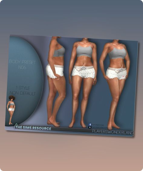 Sims 4 Body Mod CC: Body Preset N06 By Playerswonderland Sims 4 Body Presets, Body Presets, Mod Jacket, Sims 4 Cc Download, Sims 4 Children, Sims 4 Body Mods, Model Nails, Best Sims, Pregnant Belly