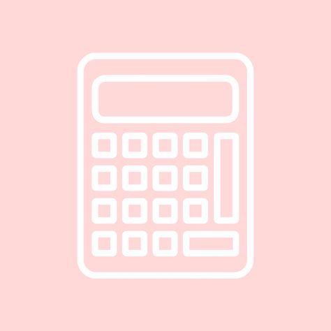 Pink App Icons Calculator, Pink Calculator Icon, Pink Ios Icons, Aesthetic Icons For Apps Pink Phone, Icona Ios, App Ikon, Whatsapp Logo, Iphone Logo, App Store Icon