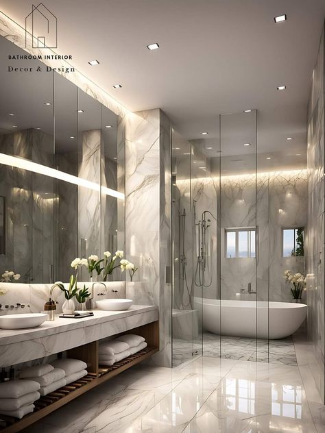 Luxury Master Bathrooms 2024, Elegant Bathroom Luxury Modern, Fancy Bathroom Luxury, High End Bathroom Design Luxury, Fall Aesthetic Decor, Fall Room Inspiration, Painting Ideas Pumpkin, Nice Bathrooms, Burgundy Christmas Decor