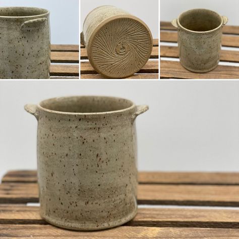 Ceramic Utensil Holder Pottery, Pottery Utensil Holder Handmade, Rustic Utensil Holder, Ceramic Kitchen Utensil Holder, Pottery Utensil Holder, Earth Pottery, Pottery Carving, Ceramic Utensil Holder, Pottery Inspo