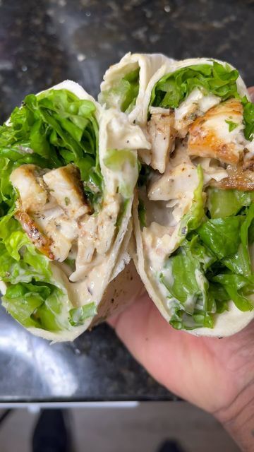 LA'TISHA on Instagram: "Hey my cre8tors this super easy and delicious wrap was so easy to be accomplished! I literally had dinner done in about 30 mins or less I put some delicious hand cut fries with it & it was amazing! Ingredients will be listed below! 2 chicken breast cut thinly Tortilla wrap 1/2 cup Romaine lettuce 1tbs Parmesan cheese 1tbs Caesar dressing 1 tsp TCC Garlic & herb spice (link in bio) Salt & pepper to taste 🤤 #salmon #cakes #cakesmash #cinnamonrolls #bananabread # Cesar Wrap, Pasta Ziti, Chicken Cesar, Lunch Meals, Tortilla Wrap, Healthy Food Guide, Healthy Food Menu, Chicken Wrap, Tastemade Recipes