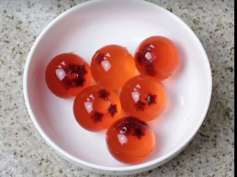 Easy To Make Jell-O Dragon Balls - Neatorama Geek Food, Ball Birthday, Dragon Party, Jell O, Jello Shots, Anime Food, Dragon Balls, Be Fit, Balls Recipe