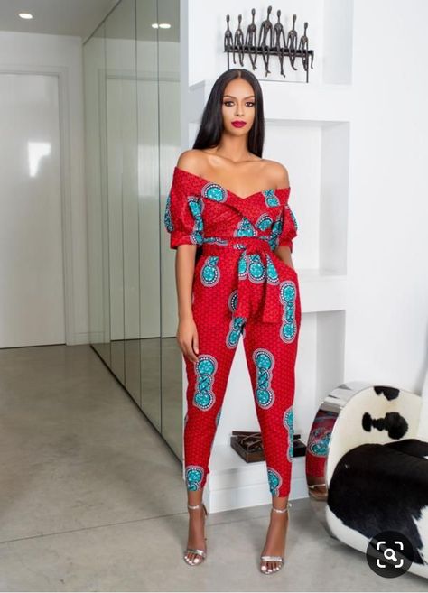 So today we are going to look at how to make this wrap cape jumpsuit and as always, we will begin by first understanding the outfit. This way, we will be able to correctly draft out a pattern for it. African Jumpsuit, Ankara Jumpsuit, African Print Jumpsuit, Style Africain, Ghanaian Fashion, Afrikaanse Mode, Gaun Fashion, African Fashion Ankara, African Fashion Modern