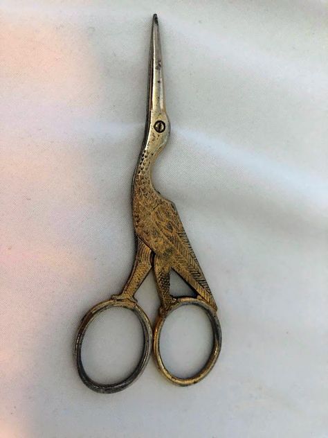 accessories | trinkets | antiques | grandma scissors | heirlooms | crane | bird scissors | sewing | hobbies | Bird Scissors, Sewing Scissors, Crane Bird, Hobbies, Sewing