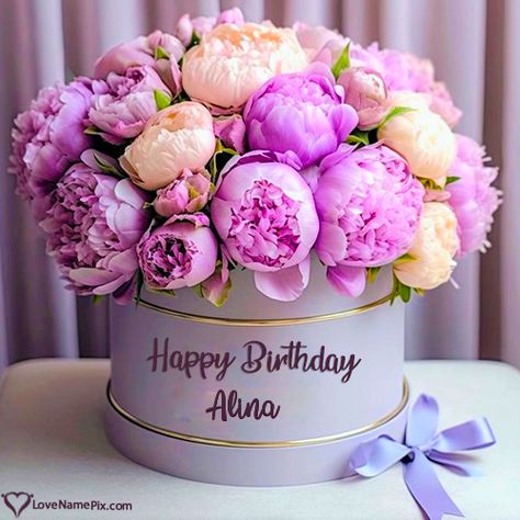 Alina Name Picture - Lovely Happy Birthday Flower Wishes Happy Birthday Bouquet Flowers, Happy Birthday Alina, Alina Name, Happy Birthday Flower Bouquet, Flower Bouquet Pictures, Bday Flowers, Happy Birthday Maria, Happy Birthday Bouquet, Happy Birthday Flowers Wishes