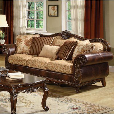 Cogic Fashion, Rolled Arm Sofa, Elegant Sofa, Classic Sofa, Acme Furniture, Living Room Collections, Loveseat Sofa, Pattern Fabric, Home Studio