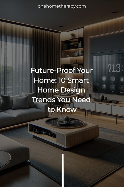 Discover the top 10 smart home design trends that will future-proof your home. Smart House Design, Smart House, Energy Efficient Appliances, Smart Home Design, Home Automation System, Smart Kitchen, Smart Home Technology, Home Technology, Into The Future