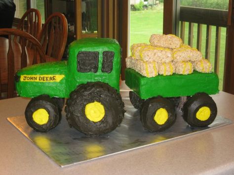 John Deere Tractor Cake, Tractor Birthday Cakes, John Deere Cake, Jeep Cake, Digger Cake, John Deere Birthday, Luke James, 25th Bday, Tractor Cake