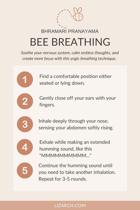 Bee Breathing, Bhramari Pranayama, Yoga Breathing Exercises, Yoga Breathing, Breathing Meditation, Healthy Advice, Behavior Change, Meditation Techniques, Breathing Techniques