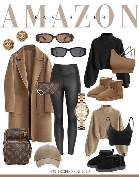 Winter Fashion Outfits Casual, Mode Casual, Looks Black, Athleisure Outfits, Mode Inspo, Fall Fashion Outfits, Lookbook Outfits, Winter Fashion Outfits, Fall Winter Outfits