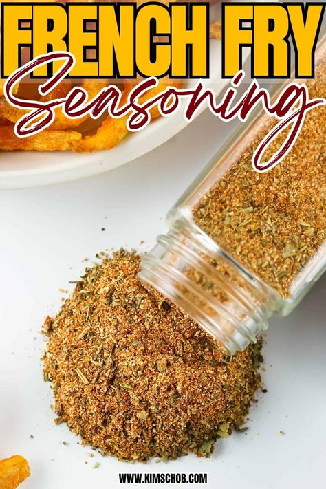 French Frie Seasoning Recipe Easy, Frie Seasoning, Seasoning For French Fries, Seasoning For Fries, Seasoned Fries Recipe, French Fries Seasoning, French Fry Seasoning Recipe, Seasoned French Fries Recipe, French Frie Seasoning