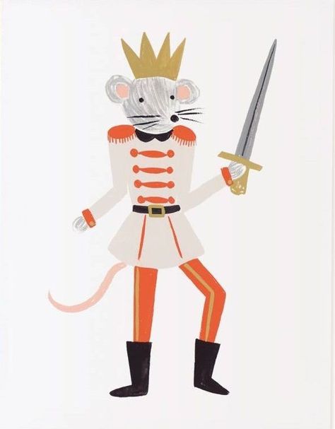 The Nutcracker And The Mouse King, Mouse King Nutcracker Illustrations, The Nutcracker Characters, Nutcracker Illustration Christmas, The Nutcracker Illustration, Nutcracker Ballet Illustration, Nutcracker Printables, The Nutcracker Art, Nutcracker Illustration