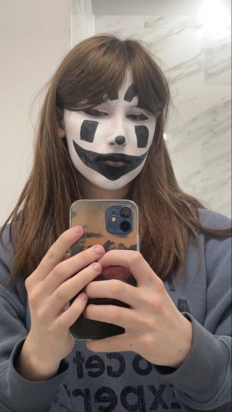 Icp Juggalo Face Paint, Insane Clown Posse Juggalette Makeup, Juggalo Face Paint, Juggalette Makeup, Juggalo Makeup, Ashley Core, Icp Juggalo, Juggalo Family, Violent J