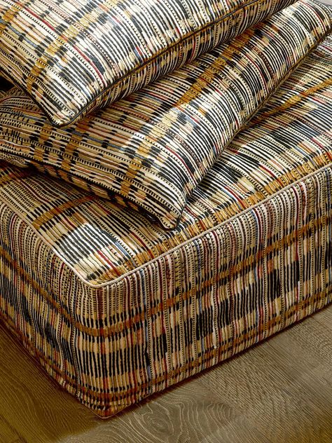 Pierre Frey | Fabrics Ushuaia - Ocres (F3842001) Pierre Frey Fabric, Mcm House, Scotch Bonnet, Country Style Decor, San Jose Del Cabo, Hotel Project, Ushuaia, Flooring Materials, Stripe Fabric