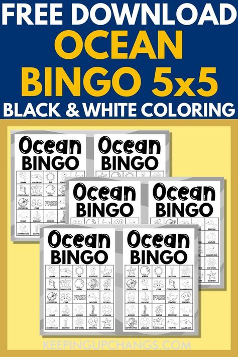 Food Bingo, Bingo Pictures, Wedding Gathering, Black White Pictures, Free Math Games, Word Bingo, Kindergarten Math Games, Bingo Sheets, Ocean Activities