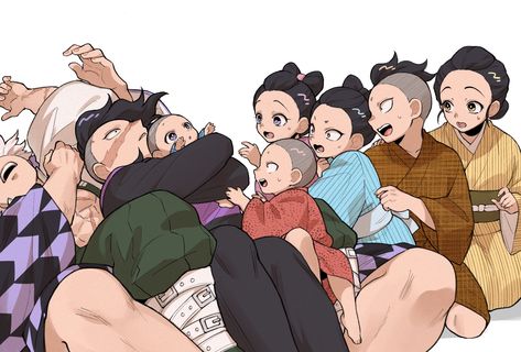 Shinazugawa Family, Oc Manga, Demon King Anime, Demon Hunter, Dragon Slayer, Dessin Adorable, Demon King, Anime Oc, Kimetsu No Yaiba