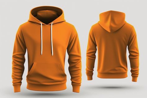 Photo orange hoodie mockup template for ... | Premium Photo #Freepik #photo #hoodie-design #hoodie-template #jumper #hood Hoodie Front And Back, Hoodie Template, Photo Orange, Kaos Oblong, Hoodie Mockup, Orange Hoodie, Design Hoodie, Halloween Stuff, Red Hoodie