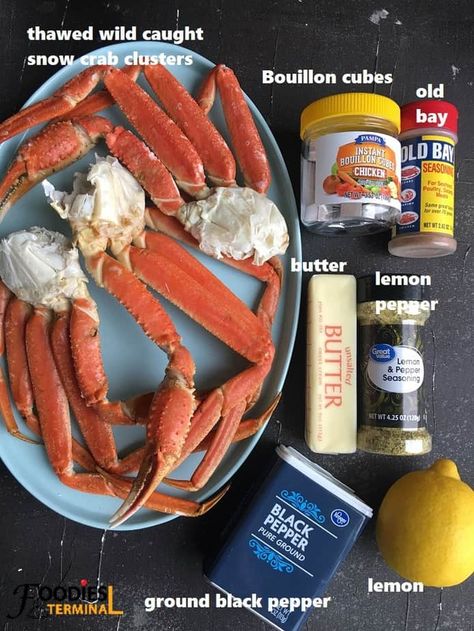 Instant Pot Snow Crab Legs Recipes, Instant Pot Crab Legs Recipes, Steam Crab Legs In Pot, Snow Crab Legs Recipe Boiled, Snow Crab Legs Recipe, Crab Leg Recipes Boiled, Butter Lemon Sauce, Dungeness Crab Legs, Dungeness Crab Recipes