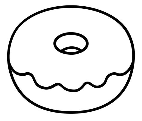 Donut Coloring Pages, 70 Pieces Print for free A4 | WONDER DAY — Coloring pages for children and adults Donut Unicorn, Stream Ideas, Donut Coloring Page, Ice Cream Coloring Pages, Easy Coloring Pages, Paper Animals, Color Activities, Punch Needle, Colouring Pages