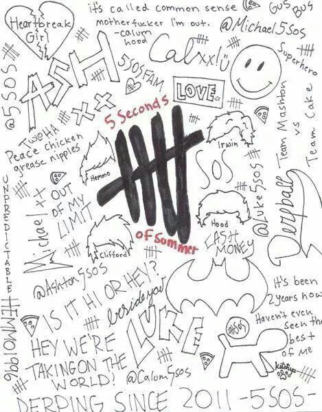 5sos Drawing, Lyric Drawings, 5sos Lyrics, 5sos Pictures, Five Seconds Of Summer, Second Of Summer, 5 Seconds Of Summer, 5 Seconds, Beautiful Wallpapers