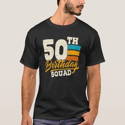 50th Birthday, Style Casual, 50 %, Tee Shirts, Created By, Mens Outfits, Stars, Birthday, T Shirt