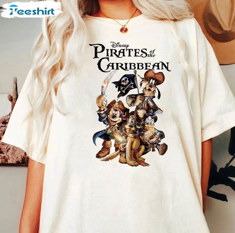 Disney Gift Ideas, Pirates Shirt, Gift Ideas For Adults, Disney World Merchandise, Disney Trip Outfits, The Carribean, Disney Clothes, Disney Outfit, Pirate Shirts