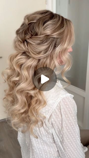 Bridal Hair & Make Up • Educator on Instagram: "Half up or Mermaid Braid? Let me know your favorite! 💛 Extensions @zaschahair Misty Morning 50cm #haarstylist #hairstyling #bruidskapsel #weddinghair #hairstylist #trouwen #verloofd #weddinghair #halfupdo #halfuphalfdown #mermaidbraid #bridalhair #braidedhairstyles" Mermaid Braid, Misty Morning, Half Updo, Half Up Half Down, Half Up, Bridal Hair, Let Me Know, Hair Stylist, Braided Hairstyles