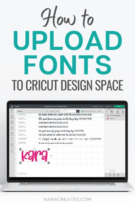 How to Upload Fonts to Cricut Design Space Font Finder, Font App, Space Font, Font Creator, Cricut Help, Writing Fonts, Commercial Use Fonts, Typography Love, Free Script Fonts