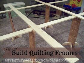 Build Your Own Quilting Frames Diy Quilting Frame Plans, Quilt Frame Plans, Diy Quilting Frame, Hand Quilting Frames, Quilt Frame, Diy Quilting, Diy Mom, Quilting Frames, Quick Diy