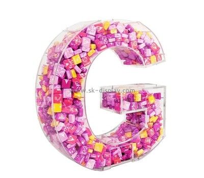 Plexiglass manufacturer custom acrylic candy box lucite letter shape candy box FD-443 Food Display Stands, Cardboard Display Stand, Cosmetics Display Stand, Plastic Letters, Acrylic Furniture, Cardboard Display, Acrylic Display Case, Candy Dispenser, Wine Display