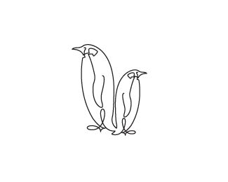 Pinguin Illustration, Animal Line Drawings, Penguin Tattoo, One Line Tattoo, Tan Tattoo, Penguin Drawing, Worlds Best Tattoos, Dream Catcher Tattoo, Penguin Art