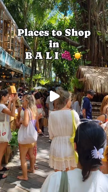 Bali Wonders 🏝️ Discover | Wander | Share on Instagram: "Bali Shopping Spree ️
Dreaming of tropical treasures? Look no further! Bookmark this post for your Bali shopping must-haves! ✨

First stop: #loveanchorcanggu . This gem is a haven for unique finds, from breezy beachwear and handcrafted souvenirs to trendy clothes and statement jewelry. You'll find something for everyone here!

Next, dive into the vibrant chaos of #centermarketbali . Get ready to haggle for the best deals on everything from handwoven textiles and intricate carvings to local spices and essential oils. Remember, bargaining is part of the fun!

{bali, Bali lifestyle, Bali beaches, visit Bali, Travel Bali, }

#Bali #explorebali #travelbali #balilife #balifestival #baliindonesia #visitbali #BaliWonderland #BaliBelumBasi # Visit Bali, Bali Shopping, Travel Bali, Bali Beaches, Hand Woven Textiles, Bali Travel, Trendy Clothes, Shopping Spree, Statement Jewelry