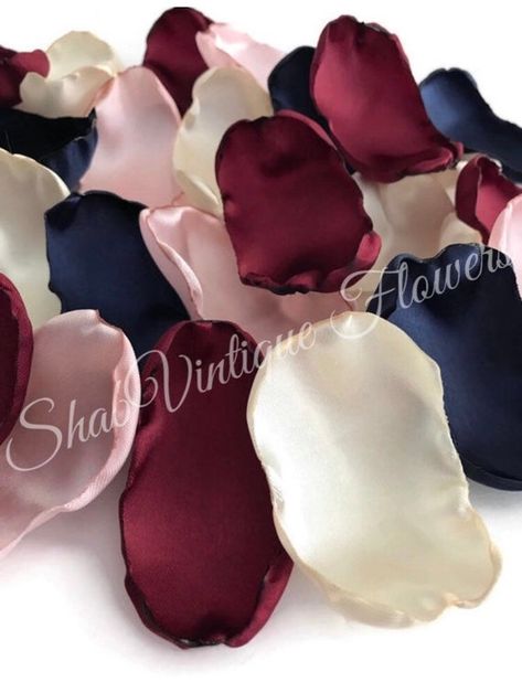 Rose Petals Table Decor, Blue Flower Petals, Flower Girl Petals, Navy Blue Flowers, Wedding Aisle Decorations, Wedding Petals, June 18th, Baby Shower Decor, Aisle Decor