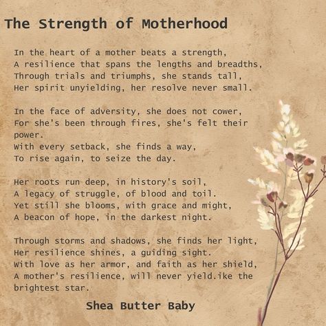 The strength of motherhood is unmatched. So here’s to our resiliency. For more follow @shea.butter.baby__ #momblogger #mommotivation #momvillage #sisterhood #mompoem #sheabutterbaby #blackmoms #momlove Motherhood Poems, Mom Motivation, Black Motherhood, Mom Poems, Shiva Art, Beacon Of Hope, Mom Blogger, Dark Night, Stand Tall