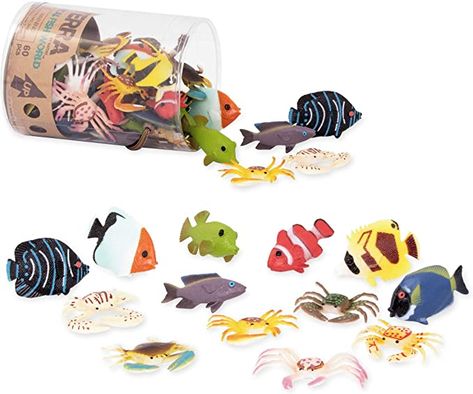 Fishing Theme Party, Crab Toy, Shark Themed Party, Toy Fish, Tropical Sea, Different Fish, Ocean Kids, Toys For Toddlers, Fishing Theme