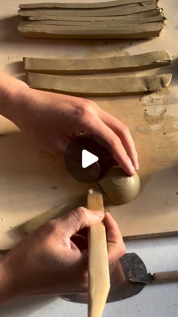 Ceramics Videos on Instagram: "How to make pottery wheel thrown spoons by @ceramicsmadebyj" Pottery Videos Techniques, How To Make Pottery, Ceramics Videos, How To Make Ceramic, Wheel Thrown Ceramics, Handmade Ceramics Pottery, Pottery Videos, Ceramic Spoons, Ceramics Pottery