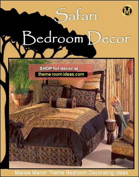 Jungle Theme Room Adult, Safari Bedroom Ideas For Adults, Safari Bedroom Ideas, Disney Apartment Decor, Kids Safari Room, Safari Living Rooms, Safari Theme Bedroom, Safari Room Decor, Safari Bedroom Decor