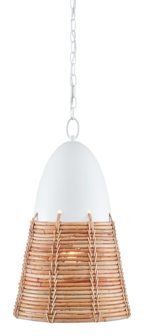 Arundo Pendant. Chandeliers Gesso White/Natural Rattan Wrought Iron/Rattan Wrought Iron Paint, Rattan Shades, White Canopy, Contemporary Pendant Lights, White Pendant Light, Large Chandeliers, Mini Chandelier, White Paint, Pendant Chandelier