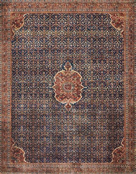 Amazon.com: Loloi II Layla Collection LAY-01 Brick/Blue, Traditional 5'-0" x 7'-6" Area Rug : Home & Kitchen Loloi Rugs, Perfect Rug, Traditional Area Rugs, Accent Rugs, Area Rugs For Sale, Power Loom, The Spirit, Room Rugs, Indore