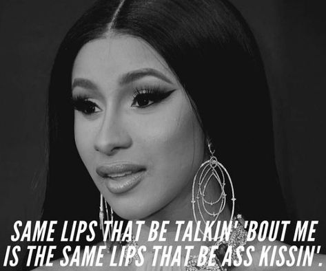 Best 45 Cardi B Quotes and Sayings - NSF - Music Magazine Cardi B Quotes Sassy, Cardi B Quotes Savage, Cardi B Quotes Inspirational, Cardi B Lyrics Captions, Cardi B Quotes Lyrics, Cardi B Quotes, Cardi B Lyrics, Celeb Quotes, Oldest Sister