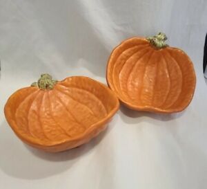 Ceramic Pumpkins, Clay Decorations, Ceramic Pinch Pots, Pumpkin Bowls, Orange Ceramic, Diy Bowl, Halloween Clay, Beginner Pottery, Sale Ideas