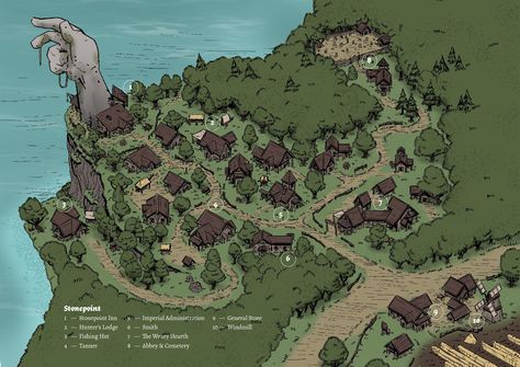 Dnd Town Map, Fantasy City Map, Fantasy Map Making, Isometric Map, Village Map, Fantasy Village, Fantasy Town, Fantasy World Map, Tabletop Rpg Maps