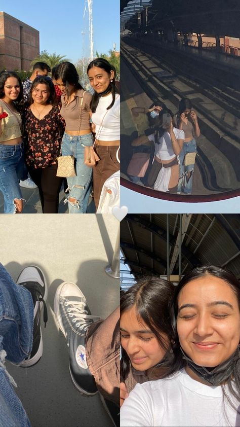 Dayout With Friends Aesthetic, Insta College Story Ideas, Friend Pictures Poses, Best Friend Poses, Bff Photoshoot Poses, Bff Photoshoot, Self Portrait Poses, Friend Poses Photography, Classy Photography