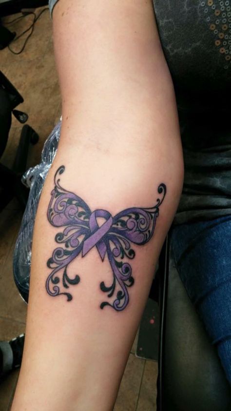 Sjögren's syndrome Fibro Butterfly Tattoo, Green Ribbon Tattoo Ideas, Sjogrens Tattoo, Rett Syndrome Tattoo, Fibro Tattoo Ideas, Fibromiologia Tattoo, Epileptic Tattoo Ideas, Survive Tattoo, Lymphoma Tattoo