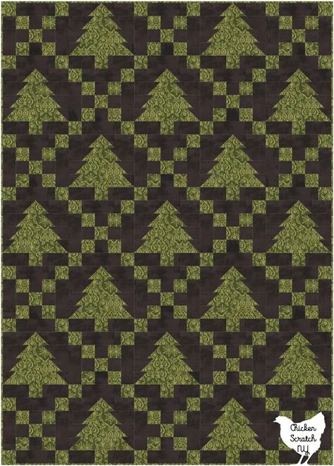 Evergreen Quilt Pattern, Pine Tree Quilt Block Pattern, Lattice Quilt Pattern, Pine Tree Quilt, Tree Quilt Block, Lattice Quilt, Electric Quilt, Dog Quilts, Plaid Quilt