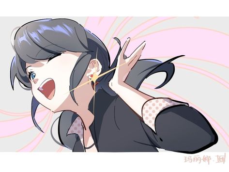 Marinette Miraculous, Miraculous Ladybug, Anime Character, Funny, Twitter, Anime, Blue, Black