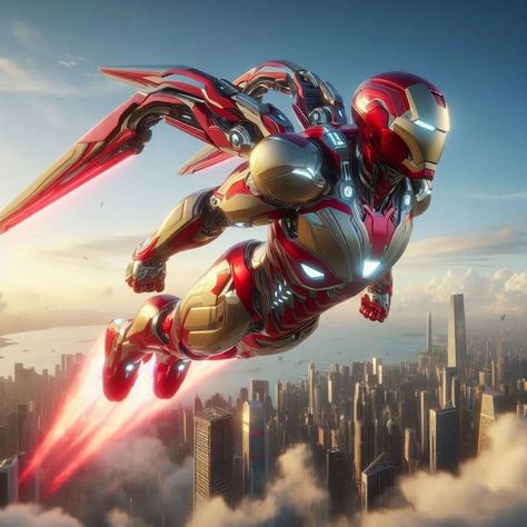 Future Explored (@xperia.ai) • Photos et vidéos Instagram Iron Man Villains, Iron Man Cyberpunk, Iron Man Flying Wallpaper, Iron Man Nano Suit, Ironman Armored Adventures, Iron Man Flying, Superhero Costumes, Iron Man Comic, Iron Man Wallpaper