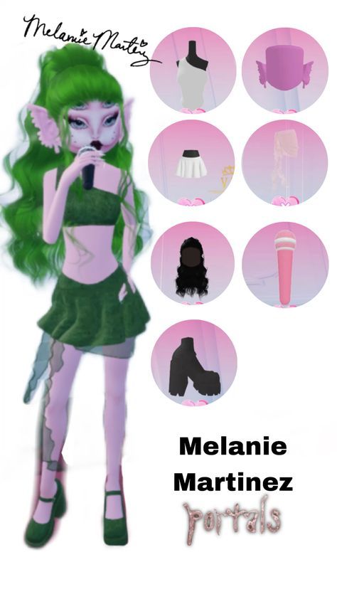 Dress To Impress Codes Non Vip, Dress To Impress Melanie Martinez, Melanie Martinez Portals Outfit, Dti Celebrity, Melanie Martinez Dress, Melanie Martinez Outfits, Dti Theme, Celebrity Event, Melanie Martinez Portals