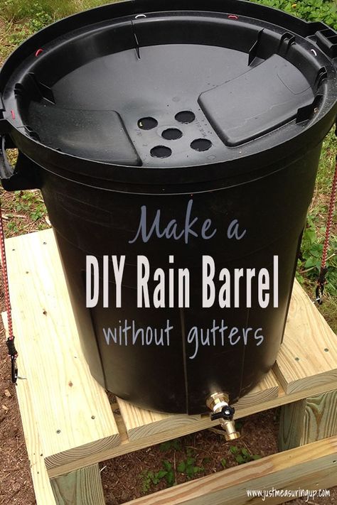 Most Popular DIY Projects of 2016 - Pictures and Step-by-Step Instructions Diy Rain Barrel, Ways To Conserve Water, Barrels Diy, Popular Diy, Bedroom Bliss, Water Collection, Rain Barrel, Rain Water Collection, Garden Yard Ideas