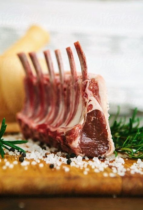 Meat Photography Food Styling, Meat Photography, Raw Photography, Photography Food Styling, Meat Delivery, Cadiz Spain, Polaroid Photography, Meat Shop, Rack Of Lamb